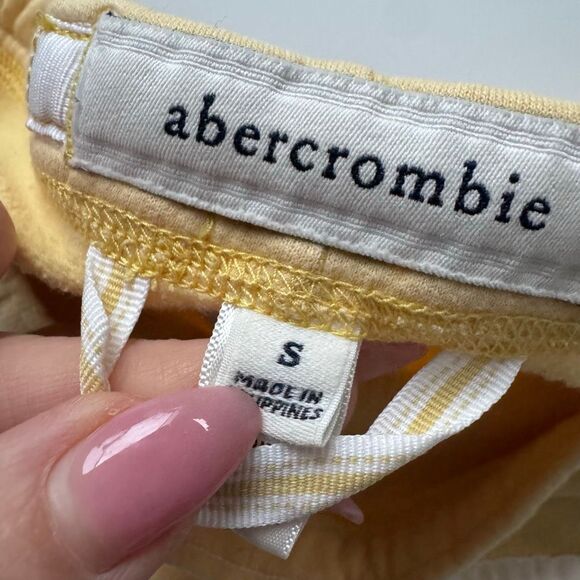 Vintage Y2k Abercrombie & Fitch Shorts Micro booty Sz Small Lounge 00's Low Rise - Picture 6 of 11